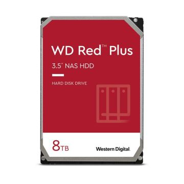 Western Digital Drive Red Plus 8TB 3,5 inches CMR 256MB/5640RPM Class - 0718037896755