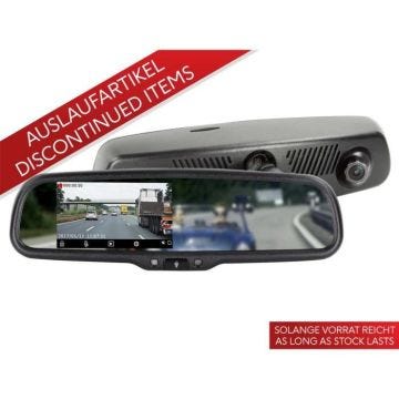 Moniteur miroir 4.3\pouces 1x entrée vidéo HD dash cam DVR