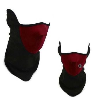 Masque d'équitation Chaud Face cou Masque Paintball Vélo moto Masque anti froid rouge #C493D_cot6