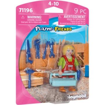 Jeux de construction - PLAYMOBIL - Playmo-Friends Bricoleuse 71196 - Blanc - Mixte - Enfant