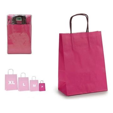 Sac en papier Mini Magenta (8,5 x 30 x 18 cm)