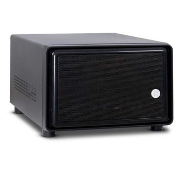 Boîtier PC Small Form Factor (SFF) Inter-Tech SC-2100 - Noir - Mini-ITX - 2 baies internes - 1 ventilateur 60 mm