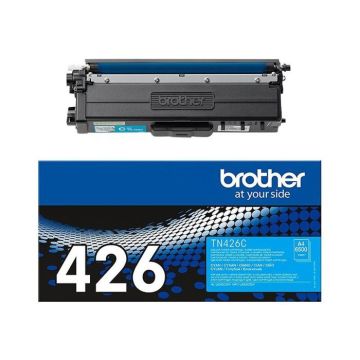 Cartouche de toner BROTHER TN426C Super Jumbo Originale pour HL-L8360CDW, MFC-L8900CDW - Cyan