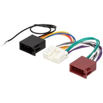 Fiche Autoradio 14PIN vers ISO - ADNAUTO - Connecteur pour Mitsubishi - 14 broches - Noir - Universel non