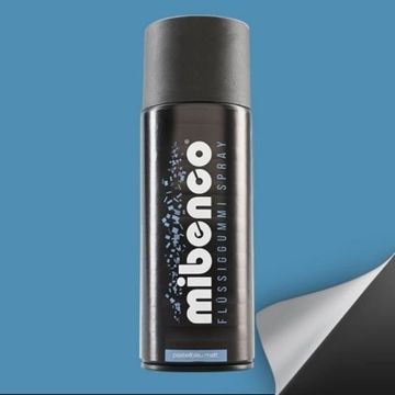 Mibenco LIQUIDE CAOUTCHOUC SPRAY 400 ML BLEU PASTEL MATE - MIBENCO