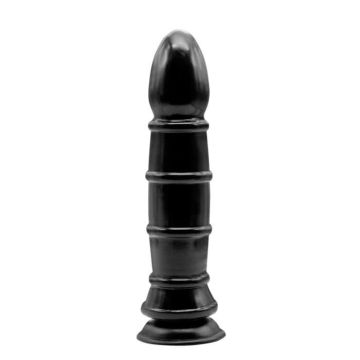 Butt Plug - ANAL MUNITION - Huge - Noir - Suction Cup - Pour Adultes