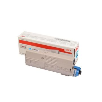 Cartouche toner OKI 46490607 compatible C532/MC573 Cyan - Pack de 1 - Jusqu'à 6000 pages
