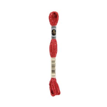 Fil à broder - DMC - Mouliné Etoile - Echevette 8 m - Couleur C321 - Coton et polyamide