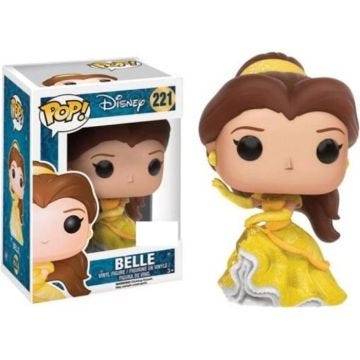 Figurine - FUNKO - Belle Robe De Bal Sparkle exclu Pop 10cm - Disney