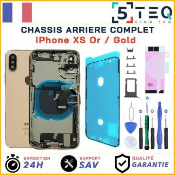 Chassis Prémonté Remplacement pour iPhone XS OR Gold +Joint Ecran, NFC +Outils