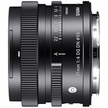 Objectif à Focale Fixe - Sigma - 17mm F/4 DG DN Contemporary - Ultra Grand Angle - Monture L - Léger