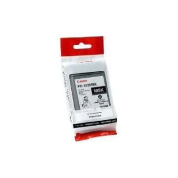 Réservoir d'encre - CANON - LUCIA PFI-102 MBK - 130 ml - Noir mat - Original