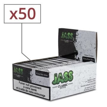 50 JASS Slim classic edition boite de 50 carnets de feuilles à rouler longue