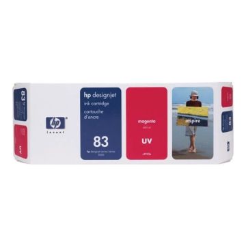 HP Cartouche d'encre UV 83 original - Capacité standard 680ml - Pack de 1 - Magenta