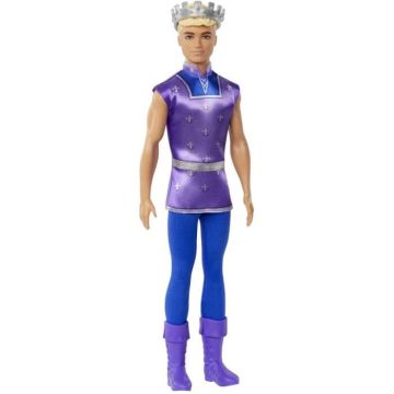 Barbie®-Ken® Prince-Poupée, blond, couronne HLC23