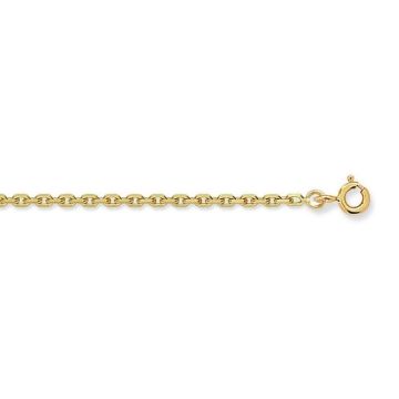 Chaine homme - Brillaxis - Chaîne Brillaxis or jaune 9 carats maille forçat - Couleur de la matière:Jaune Taille/Longueur:55 cm