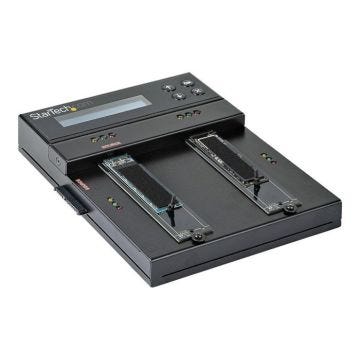 StarTech.com Duplicateur et effaceur autonome M.2 SATA & M.2 NVMe - Cloneur/effaceur HDD/SSD M.2 PCIe AHCI/NVMe, M.2 SATA, 2.5/3.5"