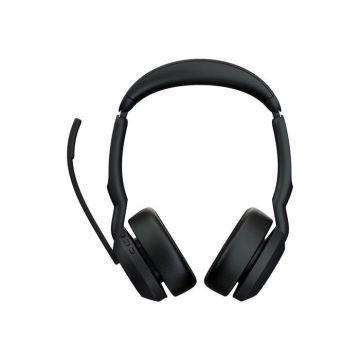 Micro-casque - Bluetooth - sans fil - USB-C - Jabra - Jabra Evolve2 55 MS Stereo - micro-casque - avec support de chargement