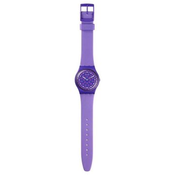 Bracelet silicone et plastique femme - SWATCH - Montre femme SWATCH Perfect Plum