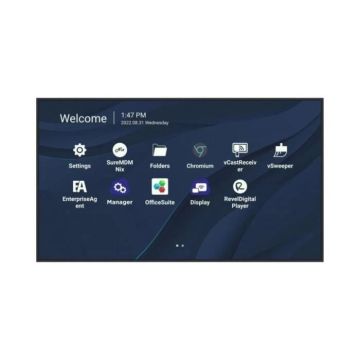Ecran 55'' ViewSonic LFD 4K LED UHD 16:9 32Go 500nit 6.5ms 5000:1 178/178 VESA 400x200 2xHDMI, 2xUSB, 1xUSB Type-C,RJ45, RS232, HPs
