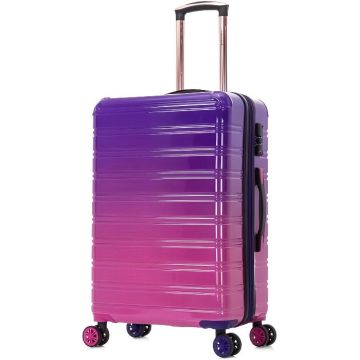 CELIMS - Valise Moyenne Taille 65cm | Valise Week-end | Valise Polycarbonate | Légère et Rigide | Violet