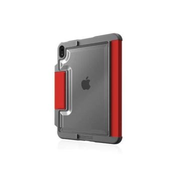 Etui à rabat STM Dux Plus compatible iPad 10.9 (2022 - 10th gen) Rouge