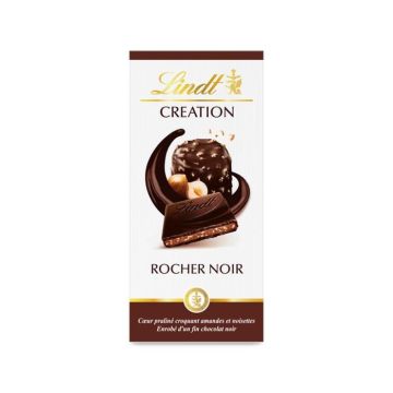 Tablette Rocher Noir 150gr Lindt Création x2