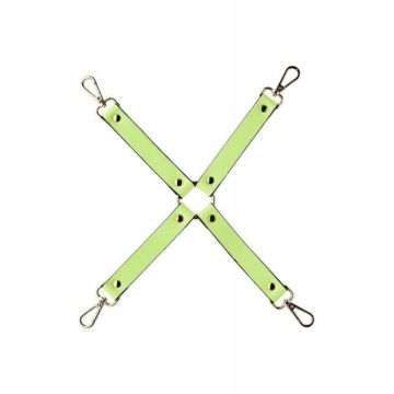 Sangle Croix Phosphorescente Vert Pour Menottes Poignets Et Chevilles Phosphorescent