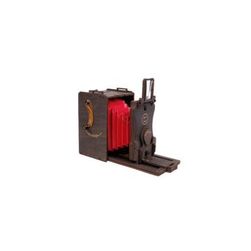 Appareil photo argentique - Jollylook - Vintage - Kit maquette en bois - Utilisation extérieure - 14 ans et plus