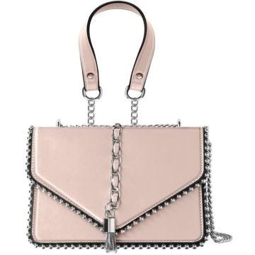 Sac à main Trendy avec anse en chaîne métallique Gallantry Rose