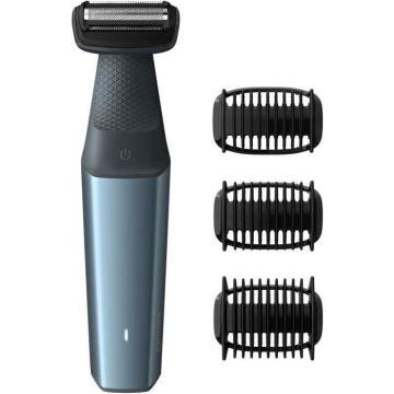 PHILIPS - Tondeuse corps - Bodygroom Serie 3000 - autonomie 50 mn - noir/bleu - BG3015/15