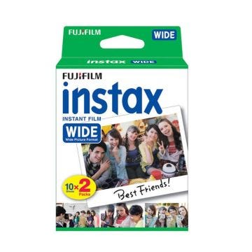 Film Fujifilm Instax Wide - Pack de 20 - Sensibilité ISO 800 - Couleurs vives et saturées