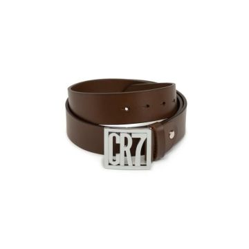 Ceinture en cuir CR7 - Collection officielle Cristiano RONALDO - Marron - 95 cm