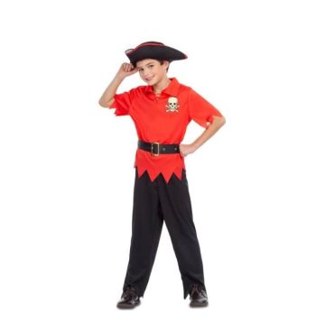 Déguisement de Pirate Rouge pour garçon - Disfrazzes.fr
