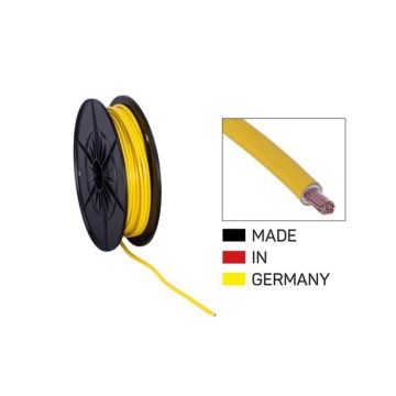 Câble d'alimentation FLY 4.0mm² jaune bobine 25 m