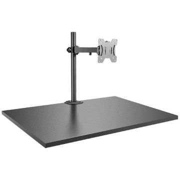 LINDY simple Support de table pour écran 43,2 cm (17) - 71,1 cm (28) inclinable + pivotant
