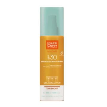 Photoprotecteur biphasique pour le corps - MartiDerm - Sun Care BronzeD - SPF30 - Hypoallergénique - 150ml