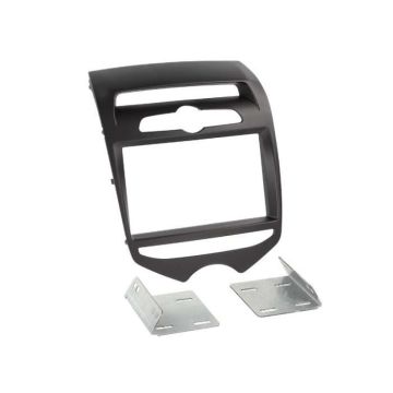 Adaptateur de façade 2-DIN Hyundai ix20 air conditionné manuel noir