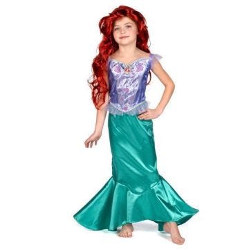 Déguisement - Panoplie de déguisement - Pour enfant - Déguisement Ariel la Petite Sirène classique fille