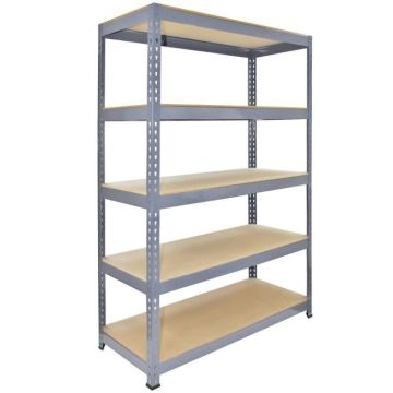 Monster Racking - Rayonnage Q-Rax Gris Métal 120 x 50 x 180 cm