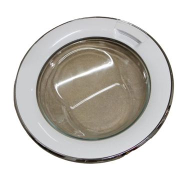 Porte de hublot complète - CANDY - 43028155 - Compatible avec plusieurs modèles - Accessoire lave-linge