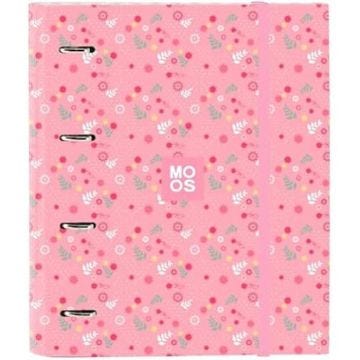 Classeur - SAFTA - MOOS PASSION - 4 anneaux de 35 cm - 100 feuilles A4 - Multicolore