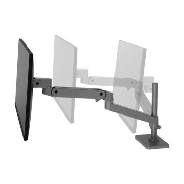 Support Écran LCD - ERGOTRON - LX Pro - Hauteur réglable 25 pouces - Compatible VESA 75/100mm - Gris foncé