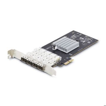 Carte Réseau - StarTech.com - I350-AM4 - 4 Ports SFP - PCIe 2.0 x2 - 1Gbps par Port