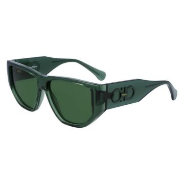 Lunettes De Soleil Ferragamo - Sf1077s - Vert - 56/13/140 - Mixte / Adulte