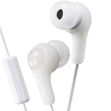 GUMY PLUS : Ecouteurs intra-auriculaires avec microphone et télécommande - compatible IOS et Android aimant néodyme de 11 mm - Blan