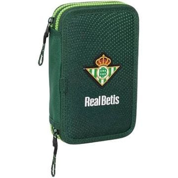 Trousse scolaire pour enfant - Safta - Real BETIS BALOMPIÉ - 28 outils inclus - synthétique mixte