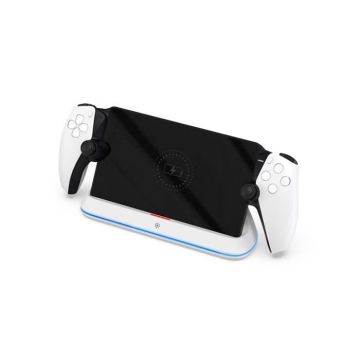 Chargeur PS Portal - Subsonic - Station de Recharge LED RGB - USB Type-C - Noir - Compacte