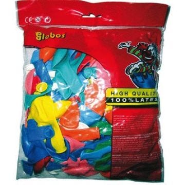 Ballons multicolores 100 ballons