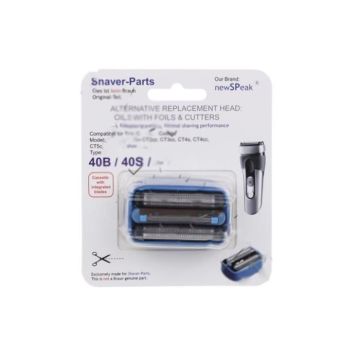 Tête de rasage - BRAUN - Cooltec 40B - Compatible avec rasoirs et tondeuses - Mixte - Haute qualité
